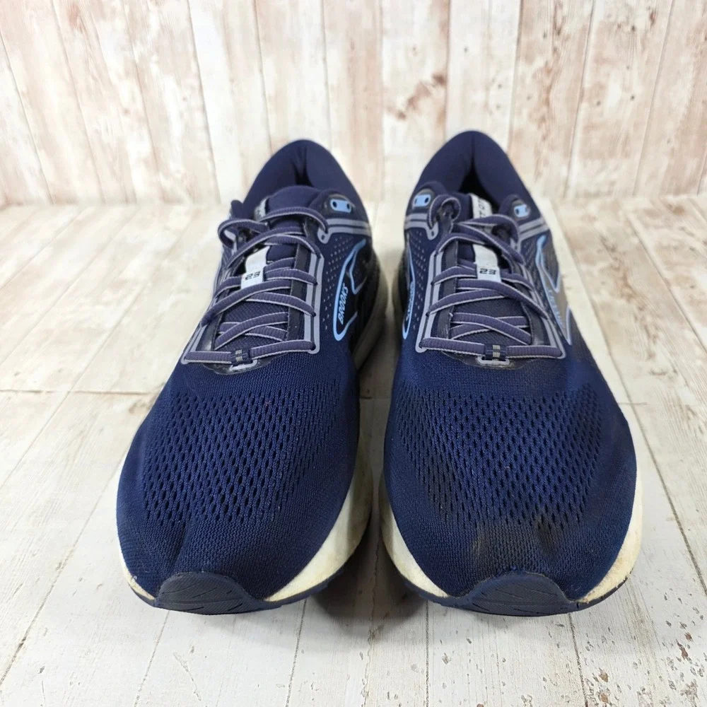 Brooks Beast GTS 23 Mens 12.5 Extra Wide 4E Navy Blue Running Shoes 1104014E495
